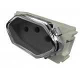 Módulo Tomada 10a - Novara Grafite Cromado